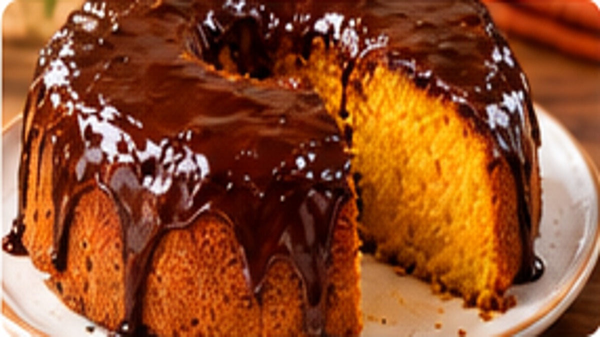 Bolo de Cenoura tradicional